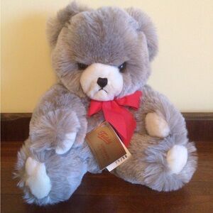 Teddy Hermann Bear with Red Bow